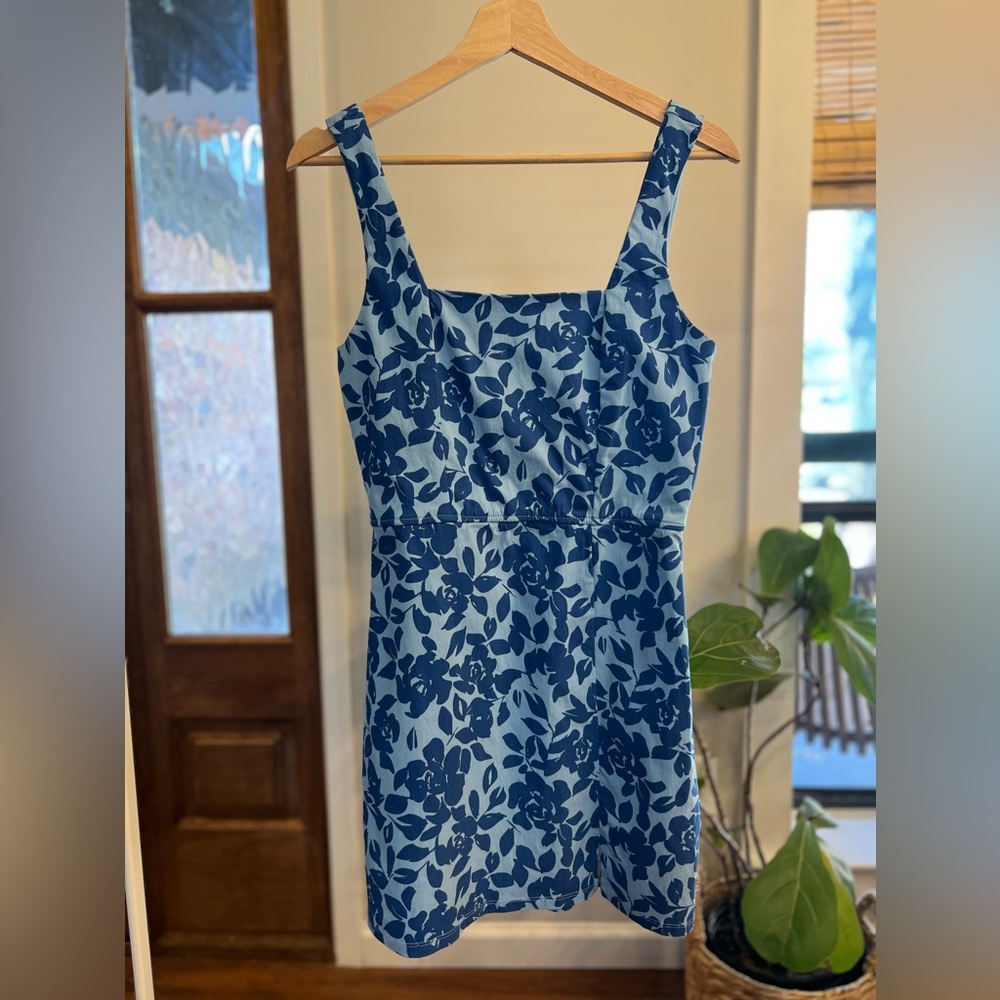 Blue Floral Trixxie Bodycon Dress